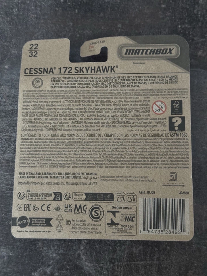 Matchbox | Sky Busters | Cessna 172 Skyhawk | Nr. 22/32 | JCM80 - Bild 2 von 2