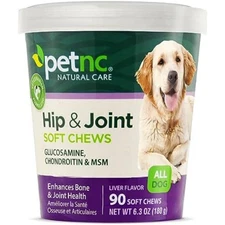 90 Chews Dog Hip and Joint Support Glucosamine Chondroitin MSM Supplement USA