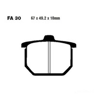 Bremsbelag BremsbeläGe Ebc FA030V Vorne FüR Honda Cb 400 N Euro Bj. 1978-1980