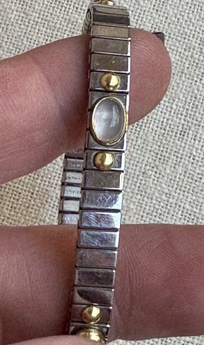 "Pulsera Nomination cabujón multicolor acero inoxidable 18k/750 elástico 7-8"" #1" - Imagen 10 de 19