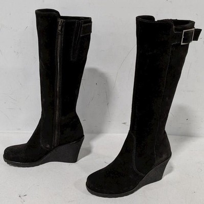 La Canadienne Women's  Suede   Brown knee-high Kacy boots Size 5M