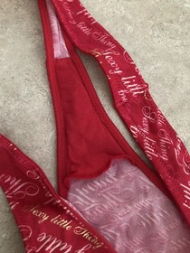 Womens Victorias Secret Sexy Little Things Thong Panties Size L NEW NWOT 2008