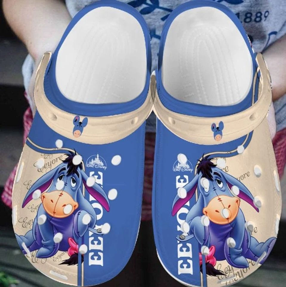 Eeyore Crocband Clogs Shoes, Eeyore Clogs Shoes