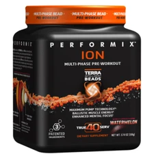 PERFORMIX ION MultiPhase PreWorkout, Max Pump Technology, 40 servings,Watermelon