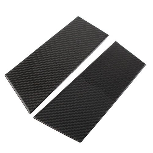 2x Car Exterior Door Window B Pillar Post Cover Trim For Nissan 350Z Z33 03-09 - Picture 3 of 11