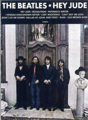THE BEATLES 'Hey Jude' Album Promotional Window Poster - US Capitol 1970 reprint