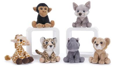 NEU 6'' BBC ERDE BABY TIER WEICHSPIELZEUG LÖWE JUNGES SCHIMPANSE PLÜSCHTIER SAFARI PLÜSCHTIER