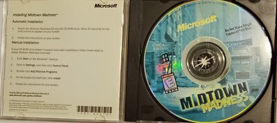 Microsoft Midtown Madness Chicago Edition PC CD - ROM 1999 Game