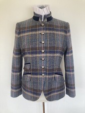 Stunning Breedon Hill Blue Tweed Jacket Size 12. Immaculate.     Ref 806