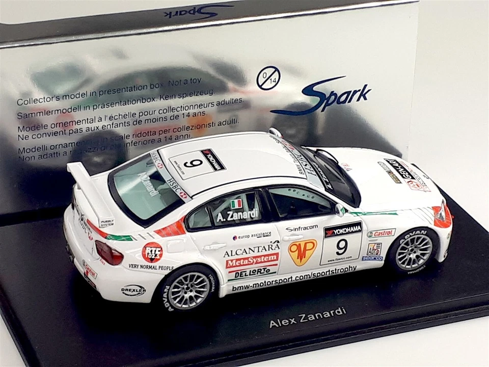 BMW 320i #9 A.Zanardi WTCC 2009 - 1/43 - CHISPA Foto 2 de 4