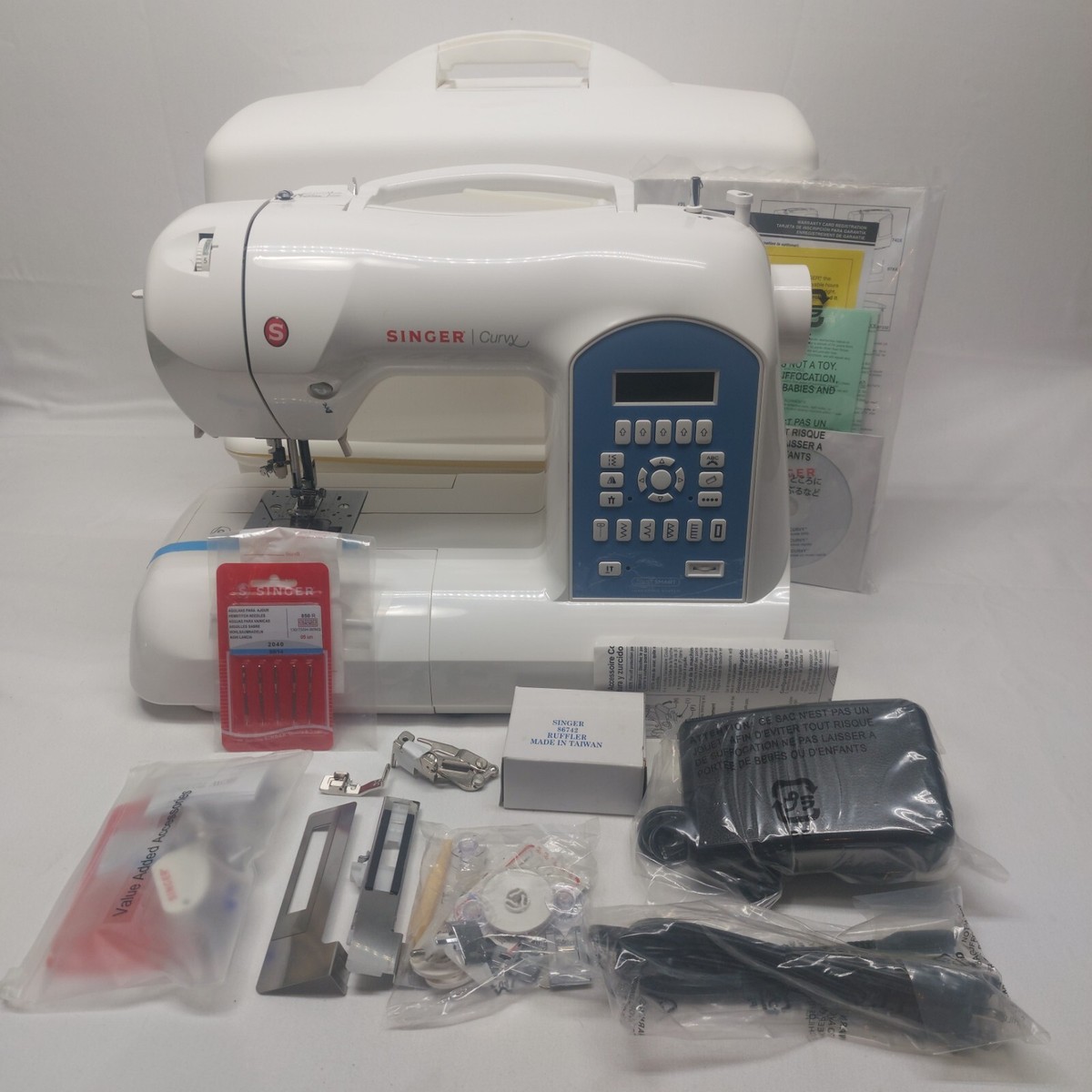 NEW Complete Singer Sewing Machine Curvy 8780 With