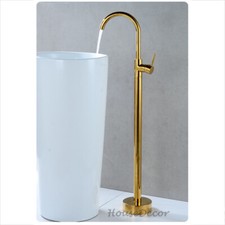 Floor Standing Bathtub Faucet Floor Mounted Bath Shower Freestanding Mixer Taps