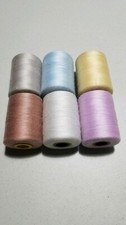 6  2000m SPOOLS/COLOR MIX SHOWN/CANSEW POLYESTER SPUN SEW THREAD No65/2Ply/Tex27