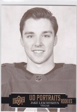 21/22 UD..JAKJE LESCHYSHYN..ROOKIE PORTRAITS..# P-46..KNIGHTS..COMBINED SHIP