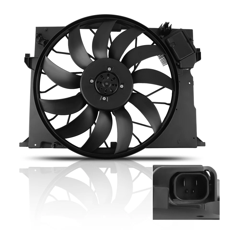 Cooling Fan for Mercedes-Benz CL550/CL600/CL63/S350/S550/S63/S65 2005-2014 - Imagem 4 de 4