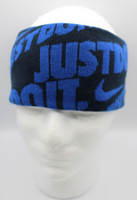 Nike Seamless Knit Headband Reversible Mens Royal/Obsidian