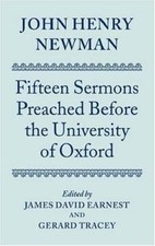 John Henry Newman: Fifteen Sermons Preached b...
