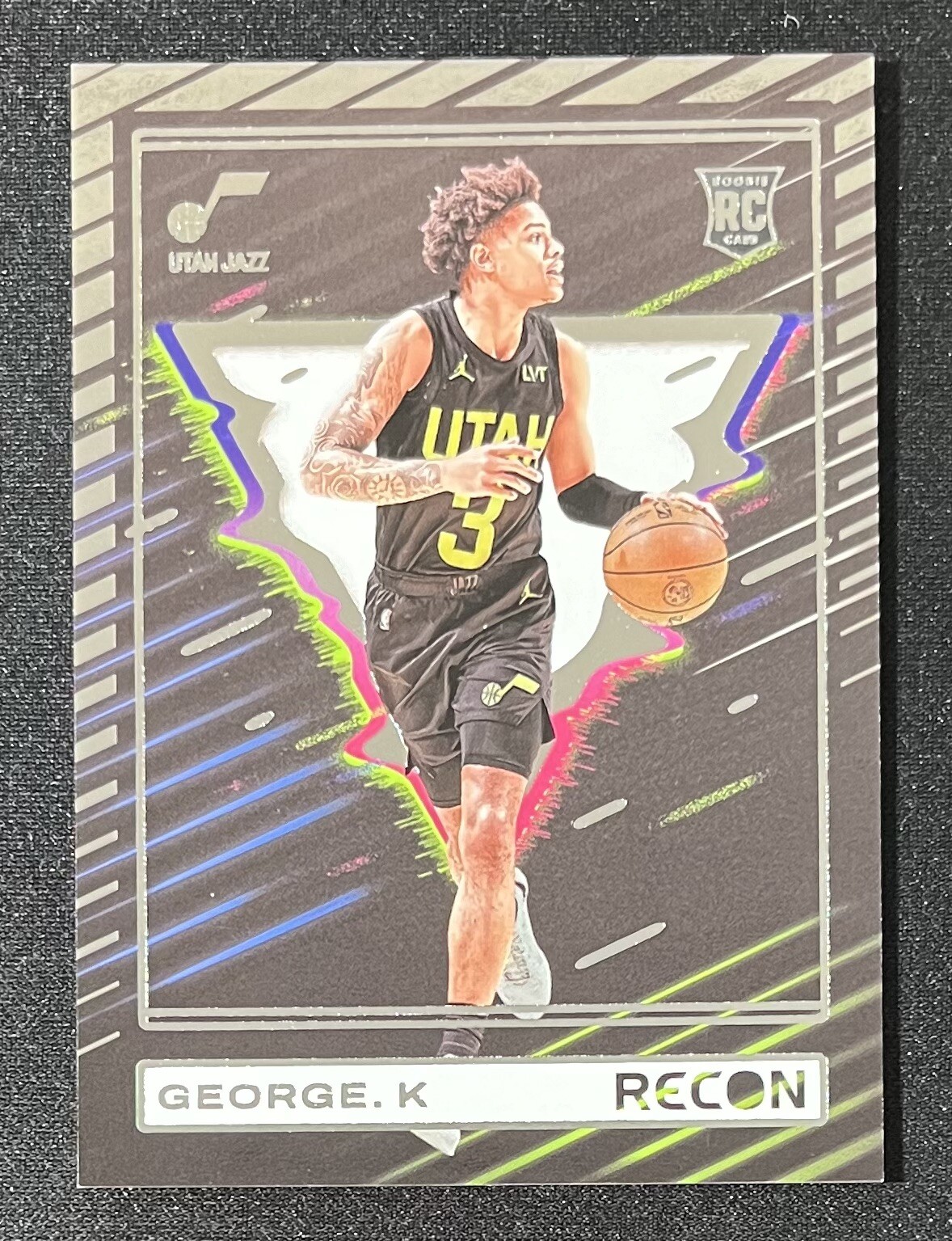 2023-24 Panini Recon Keyonte George RC #237 Utah Jazz Rookie Card