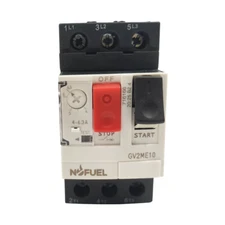 GV2ME10 4A-6A Motor circuit breaker manual Motor Starter Button GV2M Series