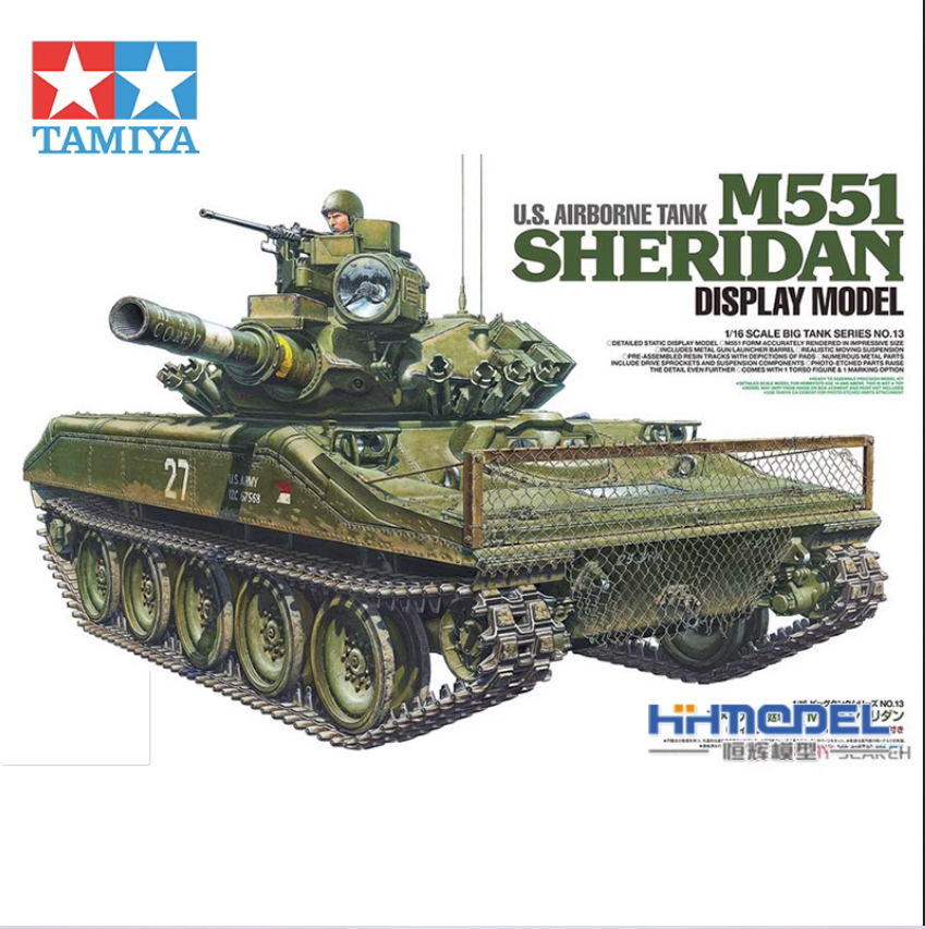 Tamiya 36213 1/16 US M551 Sheridan (Display Only) (Plastic model