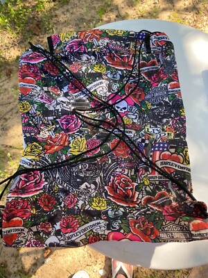 Harley Davidson Multicolor Tattoo Design Back Pack w  display picture 2