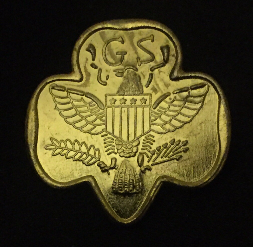 GS Girl Scout Eagle Pin eBay