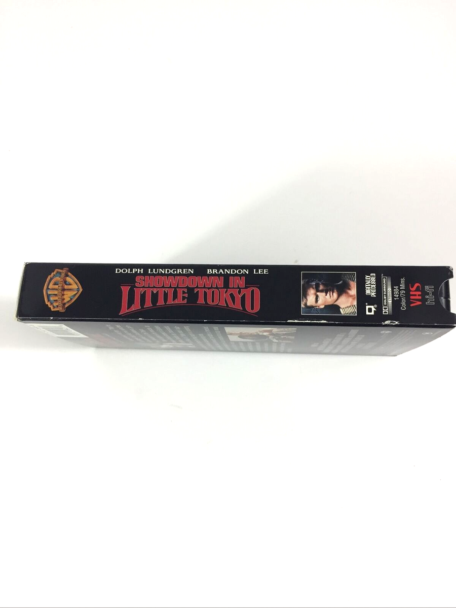 1997 Showdown in Little Tokyo VHS Starring Brandon Lee Police