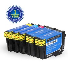 5PK T702XL 702 Ink Cartridge for Epson 702 Workforce Pro WF-3720 WF-3730 WF-3733