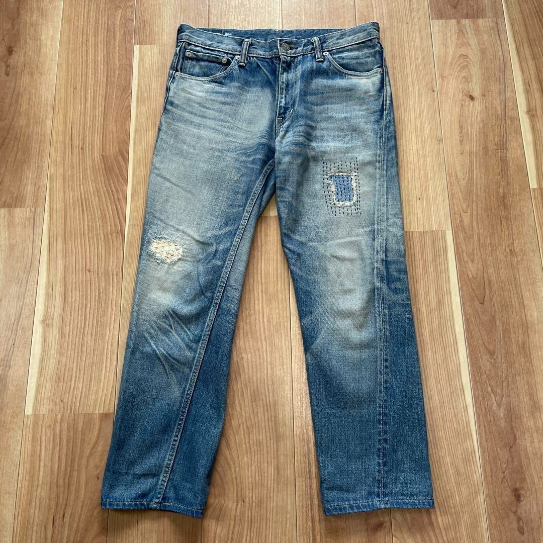 VISVIM Denim Social Sculpture 03D Jeans Men's Light Blue VISVIM Denim Social Sculpture 03D Jeans Men's Light Blue