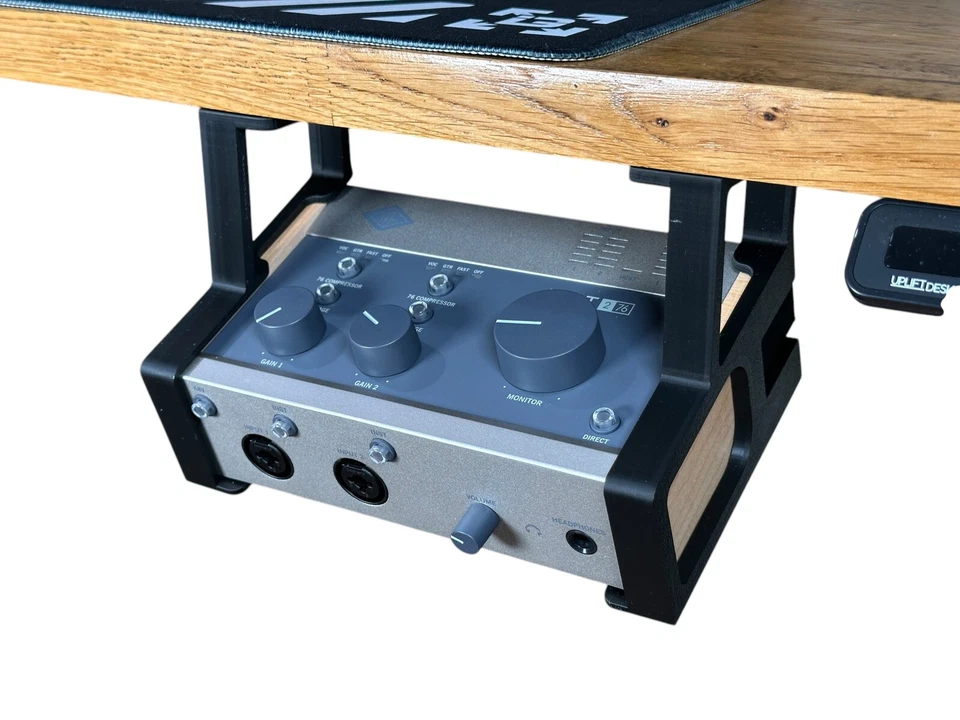 Desk Mount Kit for Universal Audio Volt 176 276 476 - Under Desk Mount Brackets - Image 2 of 4