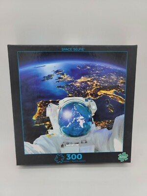 Buffalo Games - Space Selfie - 300 Large Piece Jigsaw Puzzle Rare