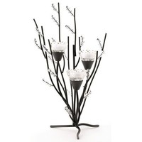 Gifts & Decor Crystal Tree Black Tealight Candle Holder, New, Free Shipping on sale Gifts & Decor Crystal Tree Black Tealight Candle Holder, New, Free Shipping on sale