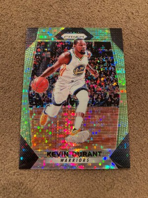 Kevin Durant 2017-18 Prizm #44 Green Pulsar /25