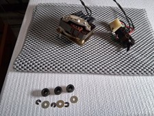 OEM Motor w/ Switch, Mounts  Hardware from a Garrard Model 2000 Turntable