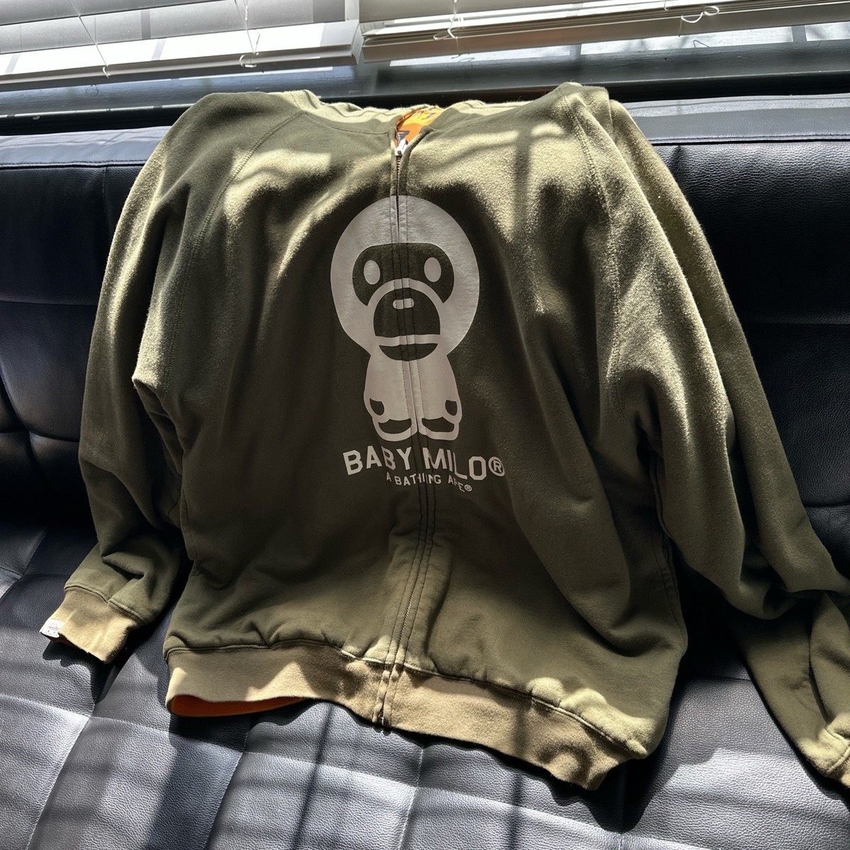 Vintage Bape Baby Milo Zip-up Reversible Hoodie Men's | eBay