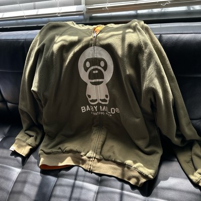Vintage Bape Baby Milo Zip-up Reversible Hoodie Men's | eBay
