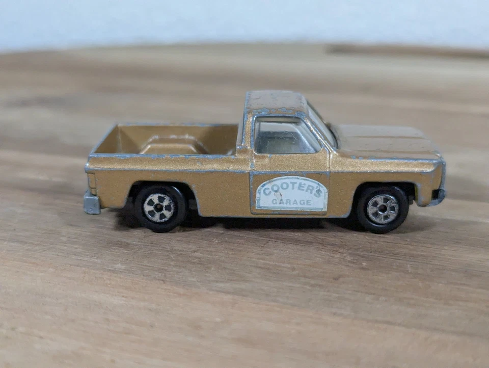 Vintage 1981 ERTL Dukes of Hazard Cooter's Garage Chevrolet Fleetside Pickup HK - Image 3 of 4