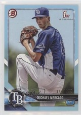 2018 Bowman Prospects Sky Blue 344/499 Michael Mercado #BP16 fh9