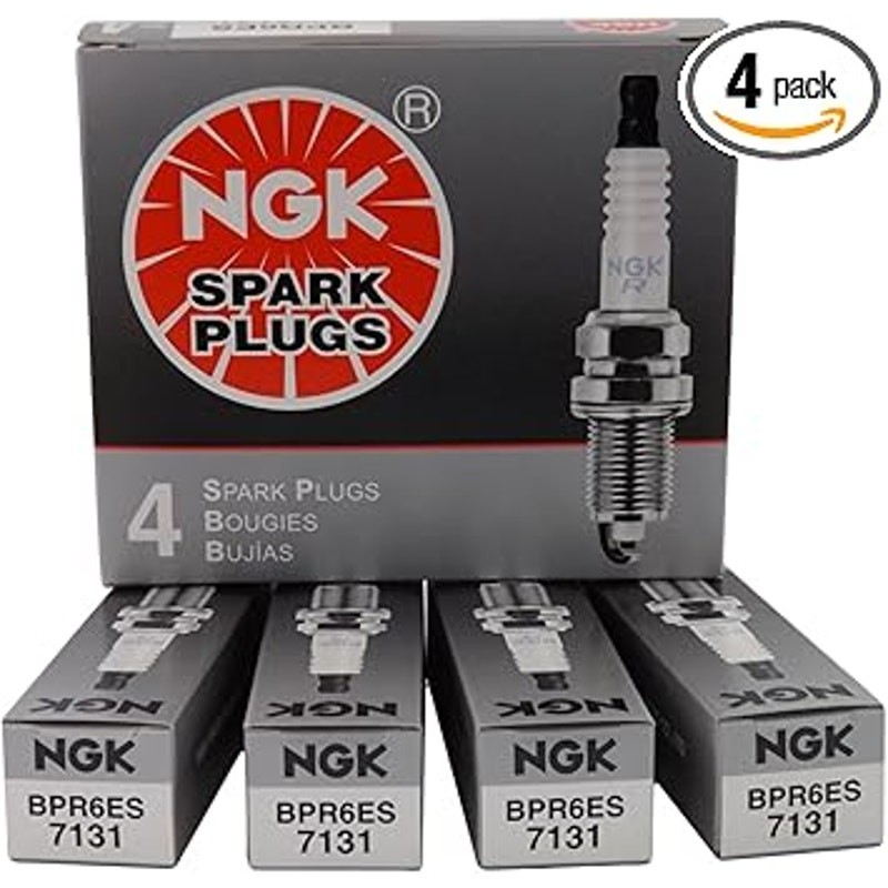 NGK 7131 BPR6ES Standard Spark Plug 4 Pack Marine Evinrude Johnson Chrysler