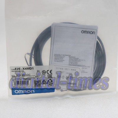 1PC New Omron Proximity Switch E2E-X4MD1 12-24VDC 2M Free Shipping#JL