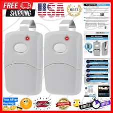 2X for Multicode Linear 308911, 10 dip Switch Gate Opener Remote 300MHz, Mult...