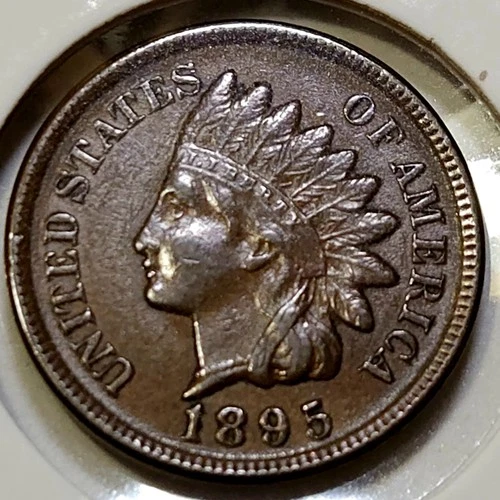 1895 Indian Head Cent - XF+ - Near 4 Diamonds - Sharp!
