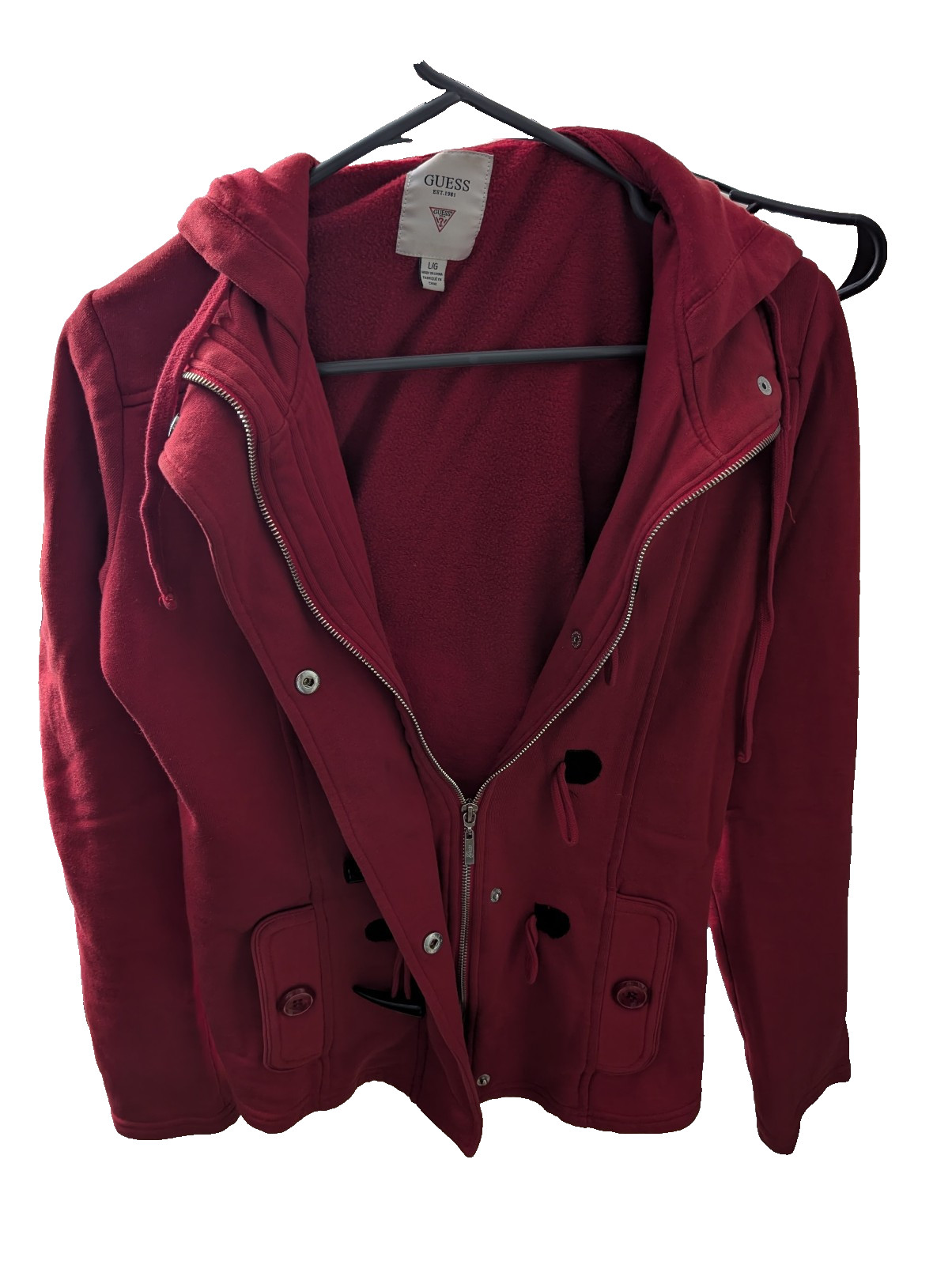 Guess L ZipUp Jacket with Toggle - image 3