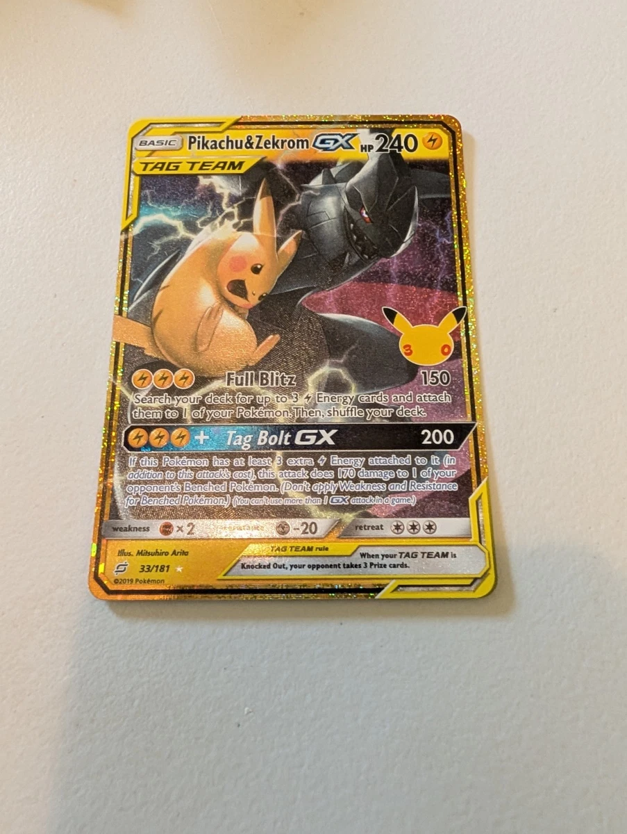 Pikachu & Zekrom GX Pokémon TCG Cards for sale | eBay