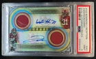 2022 Bowman U Inception Jahmyr Gibbs Will Anderson Dual Jersey Auto #77/99 PSA 9