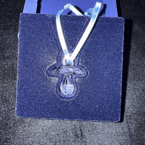 Swarovski Crystal Mini Pacifier New With Box. Item 1002608 Sweet Dreams. 3960 - Picture 2 of 5