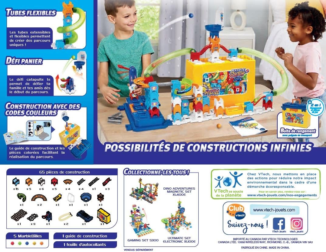 Jeu de construction Marble Rush M400 pour en finir avec le désordre