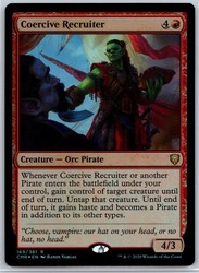 Coercive Recruiter 169/361 Commander Legends Foil