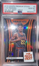 2019-20 Panini NBA Hoops Premium Stock - We Got Next Cam Reddish #5 (RC)