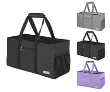 Extra Large Utility Tote - Reusable Shopping Bags, Waterproof Beach Bag, Fold...